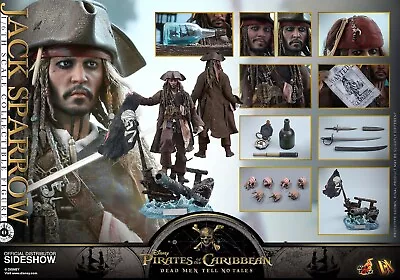 Buy Hot Toys Pirates Of The Caribbean: Dead Men Tell No Tales - Jack Sparrow Action • 350£
