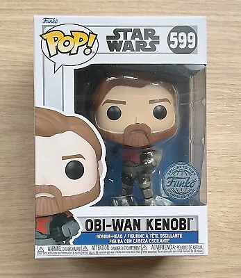 Buy Funko Pop Star Wars Obi-Wan Kenobi #599 + Free Protector • 24.99£