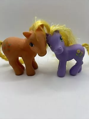 Buy My Little Pony- APPLEJACK And DAISY JO Vintage Hasbro 1983 G1-G3 2002 • 5£