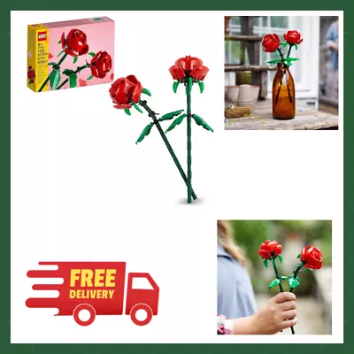 Buy LEGO CREATOR Roses Flower Set For  Gift To Any Occasion To Her • 20.99£