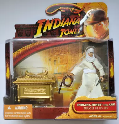 Buy Indiana Jones With Ark Raiders Of The Lost Ark 3.75  Deluxe Figure 2008 Mib • 39.99£