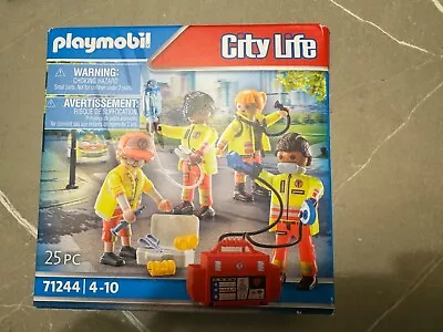 Buy Playmobil City Life 71244 Medical Team 25 Pieces Sealed • 8.90£