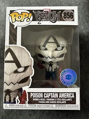 Buy Funko Pop Marvel #856 Poison Captain America Venom PIAB Exclusive • 6.95£