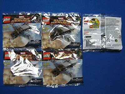 Buy Lego 5 X 30162 Marvel Avengers Quinjet NEW SEALED SEE OTHER ITEMS MORE POLYBAGS • 39.99£