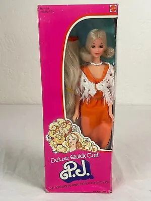 Buy Vintage PJ Deluxe Quick Curl Boxed Sealed 1975 Mint Barbie Mattel Extremely Rare • 554.42£