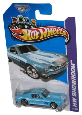 Buy Hot Wheels HW Showroom (2012) Blue 65 Mustang 2+2 Fastback Car 237/250 • 17.96£