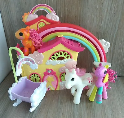 Buy My Little Pony Ponyville Rainbow Dash House & Figure Playset Rarity Toys • 55.19£