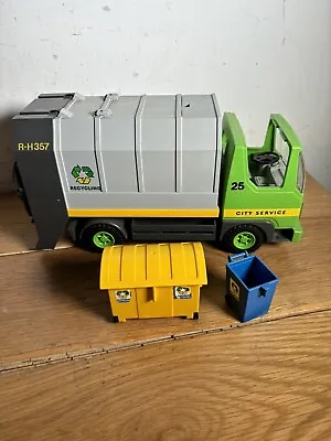 Buy Playmobil R-h357 City Service Recycling Lorry Truck 2000 Pushalong Dustbin Move • 6.99£