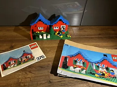 Buy LEGO 376 House With Garden Legoland Town Classic  1978 • 24.99£