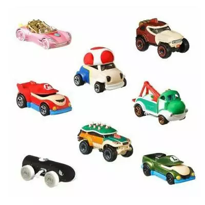Buy Super Mario Hot Wheels Set Of 8 Character Cars • 22.99£