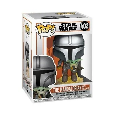 Buy Funko Pop #402 The Mandalorian With The Child Jetpack Star Wars Brand New • 19.55£