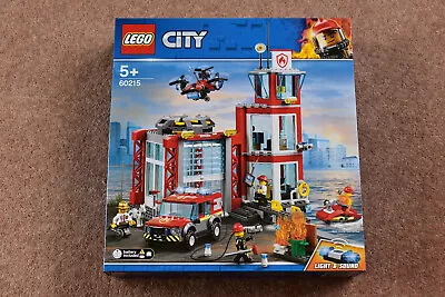 Buy LEGO 60215 City: Fire Station Brand New Unopened Sealed Retired • 65£