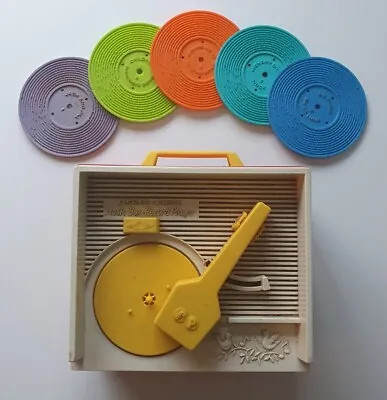 Buy Fisher-Price Music Box Record Player And Records • 30£