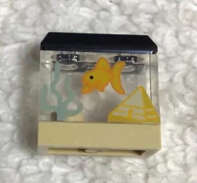 Buy Lego Goldfish Tank With Pyramid Decoration - Minifigure Scale (Very Small) • 4£