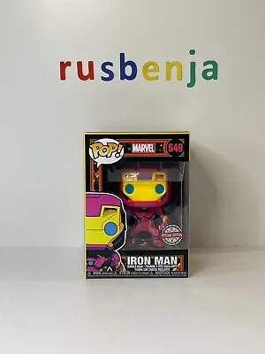Buy Funko Pop! Marvel Blacklight Iron Man #649 • 9.99£
