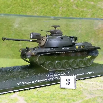 Buy 8) DeAgostini 1/72 Combat Tanks. M48 A3 PATTON 2 (1968) #3 (Track Join Issue) • 5.95£