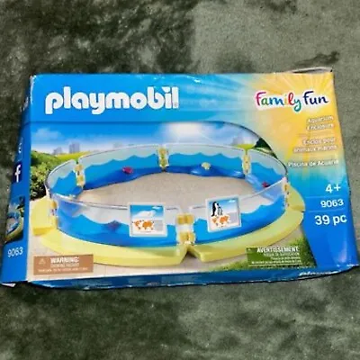 Buy Playmobil 9063 Family Fun Aquarium Enclosure Children’s Playset Toy 39 Pieces • 7.99£
