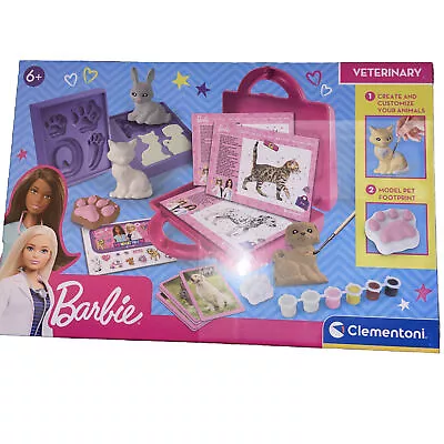 Buy Clementoni Barbie Veterinary Arts And Craft Mould And Plaster Set • 16.99£