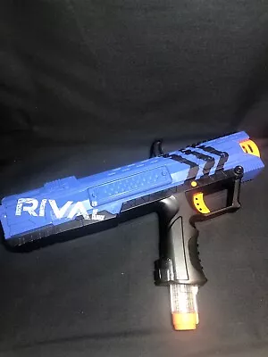 Buy Blue And Orange Nerf Rival XV-700 Gun - Comes With Magazine *No Balls* • 9£