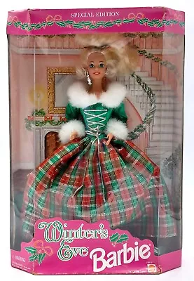 Buy 1994 Winter's Eve Barbie Doll / Christmas Doll / Mattel 13613, NrfB, Original Packaging • 51.29£