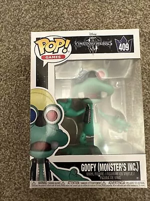 Buy Funko Pop! Disney Kingdom Hearts Goofy - Monsters Inc | 409 | Vinyl Figure | New • 6£