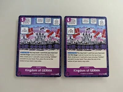 Buy KINGDOM OF GERMA OP06-079 WINGS OF THE CAPTAIN ENG ONE PIECE CARD GAME Stage X2 • 1.63£