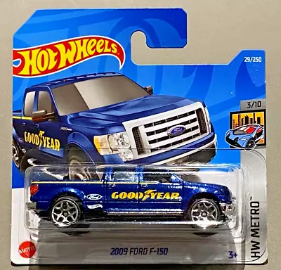 Buy Hot Wheels - 2009 Ford F150 - Goodyear - Blue - Short Card - (d) • 3£