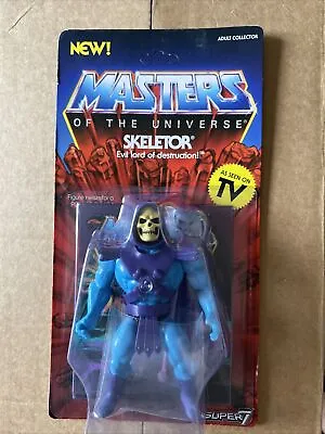 Buy Super7 Masters Of The Universe Retro Style Skeletor Action Figure • 31.99£