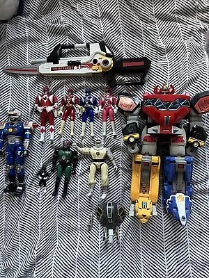 Buy 1993 Power Rangers Figures Bundle With Megazord And More • 70£