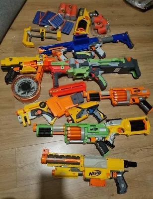 Buy NERF Foam Soft Dart Toy Guns Collection Of Lots With Targets • 64.95£