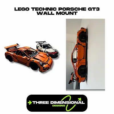 Buy Lego Technic Porsche GT3 RS Wall Display Mount Bracket Hook 42056 • 7.49£