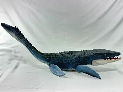 Buy Jurassic World Mosasaurus Dinosaur Toy  Figure 27” Long JP Textured Body Large  • 19.95£