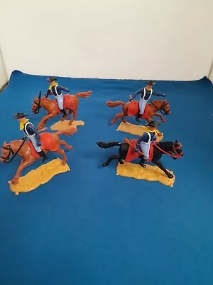 Buy 4 Timpo American Cavalry Soldiers On Horseback • 20£