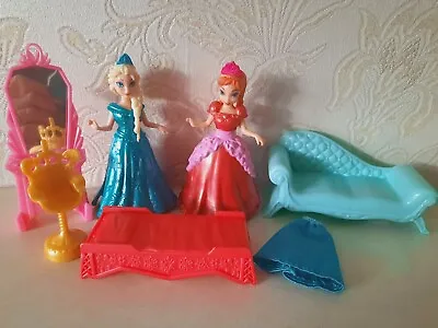 Buy Disney Frozen Elsa And Anna Magiclip Dolls Mattel & Furniture Read Description  • 10£