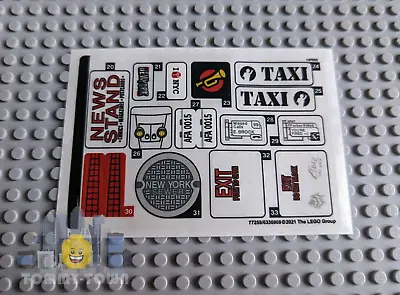 Buy Lego Super Heroes STICKER SHEET 2 ONLY For Lego Set 76178 Daily Bugle - New • 5.99£