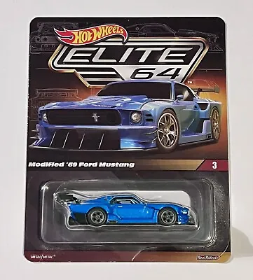 Buy 2023 Hot Wheels Collectors Elite 64 Series - Modified ’69 Ford Mustang - New • 17.99£