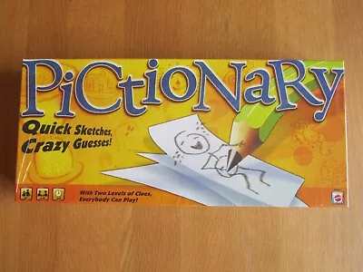 Buy Pictionary Board Game By  Mattel Games. NEW SEALED • 14.99£