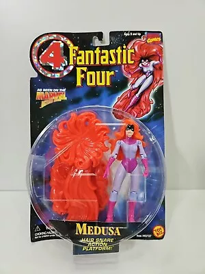 Buy Fantastic Four Medusa Hair Snare Action Platform Figure Toy Biz 1996 Sealed Card • 29.99£