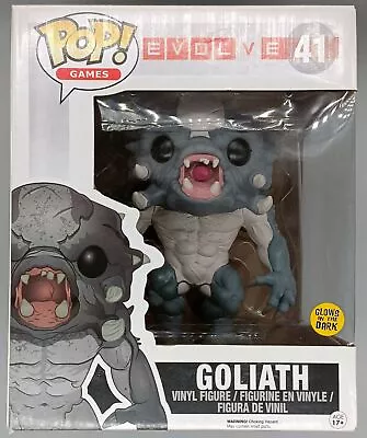Buy #41 Goliath - 6 Inch - Glow - Evolve Damaged Box Funko POP • 17.99£