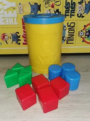 Buy Vintage Fisher Price 1977 Yellow Plastic Shape Sorter With 11 Original Shapes  • 9.99£