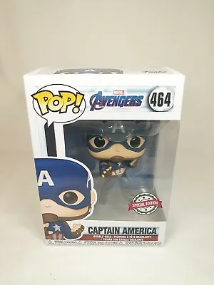 Buy Funko Pop Vinyl - Captain America Action Pose 464 Marvel Avengers Endgame • 11.99£