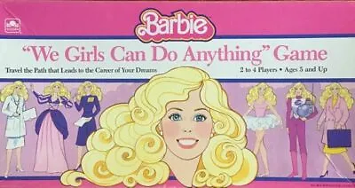 Buy Barbie 'We Girls Can Do Anything' Game, 1986, Mattel - Missing 2 Career Discs • 19.29£