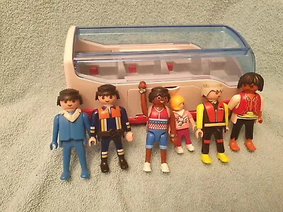 Buy PLAYMOBIL 6x FIGURES And BUS MOTOR HOME  See Photo • 9.99£