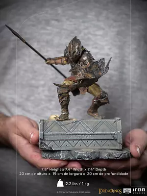 Buy Lord Of The Rings BDS Art Scale Statue 1/10 Armored Orc Iron Studios Sideshow • 171.29£