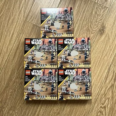 Buy Lego Star Wars Clone Trooper & Battle Droid Battle Pack Bundle X5 Bran New • 60£