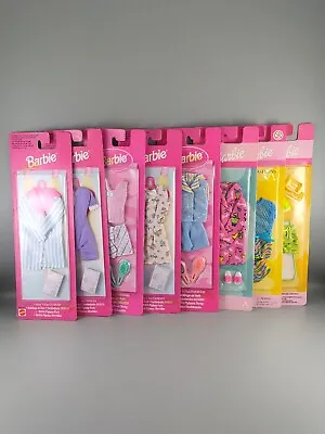 Buy Barbie Fashions Packs PJ's Nightwear Beach Wear Outfits New Sealed Mattel • 12.99£