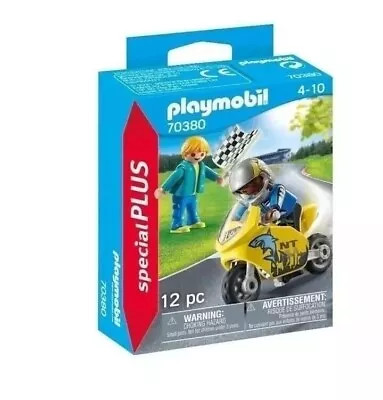 Buy Playmobil 70380 Special Plus Boys With Motorcycle Toy Playset Motorbike Bikes* • 9.95£