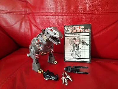 Buy Vintage Hasbro Transformers G1 Autobot Dinobot Leader Grimlock Complete • 50£