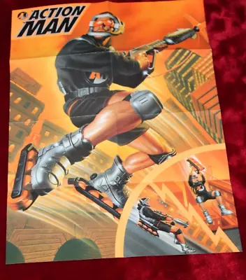 Buy ACTION MAN - HASBRO -Roller Extreme  POSTER CATALOGUE -1998 • 10.29£