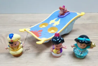 Buy Fisher Price Little People Disney Aladdin Princess Jasmine Magic Carpet Figures • 18.99£